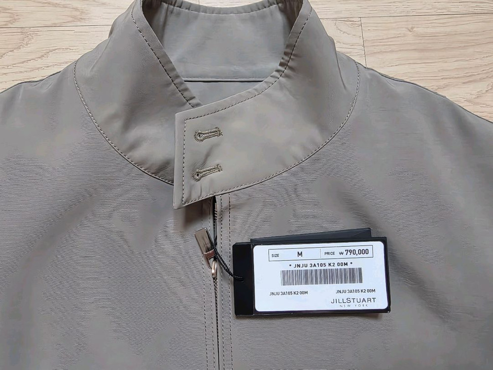 질스튜어트뉴욕 하이넥 헤링턴 점퍼 M 105 정가 79만원 카키베이지 이미지