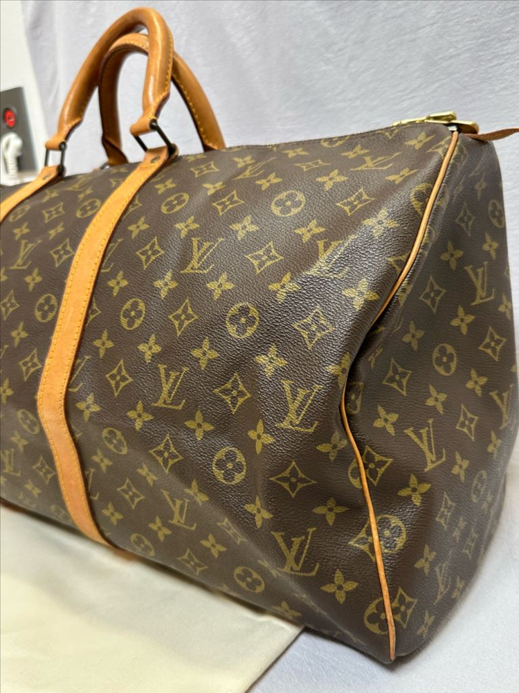 루이비통 모노그램 여행용 보스턴백 키폴 55 반둘리에 이미지