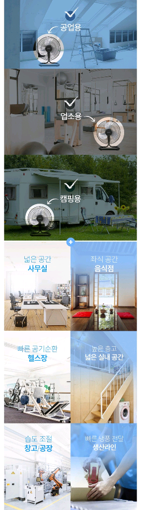 (미개봉 새상품)대우 좌우회전 3단 업소용 선풍기 40cm 이미지