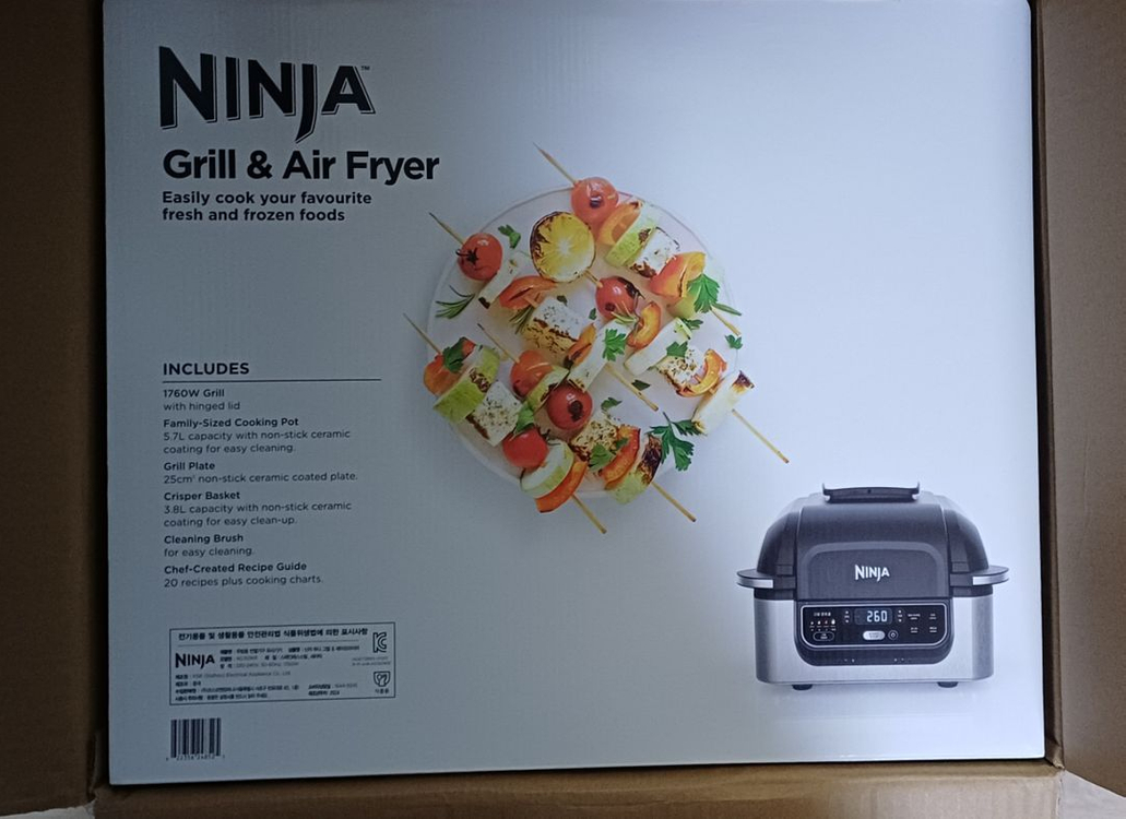 (미개봉 새상품)닌자 에어프라이어 그릴 겸용 이미지