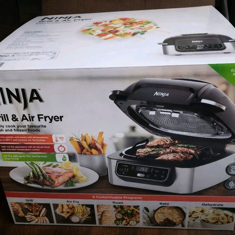 (미개봉 새상품)닌자 에어프라이어 그릴 겸용 이미지