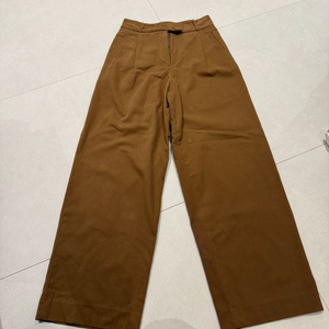 A.P.C. 와이드 팬츠 브라운 아페쎄 여성 이미지