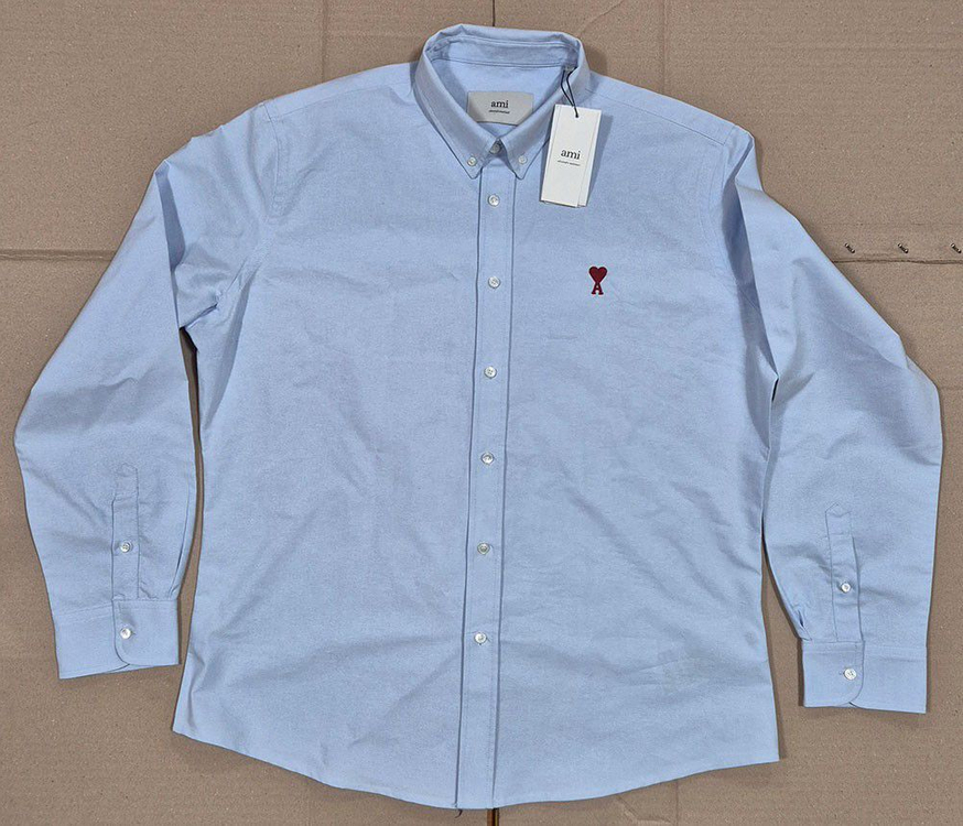 ami QR정품아미 스몰로고 옥스포드셔츠 남녀공용 이미지