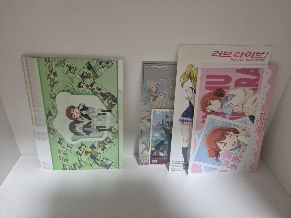 러브라이브 포카 및 카드 세트 이미지