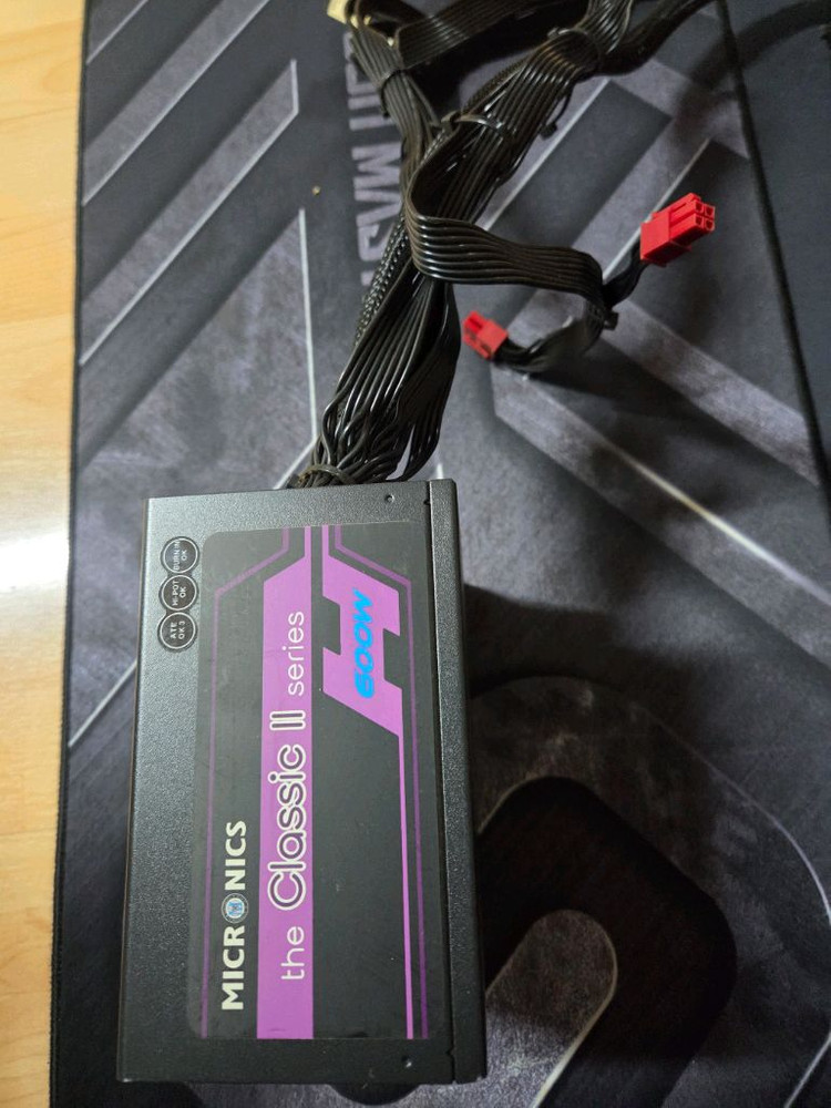 마이크로닉스 classic ii 600w 파워서플라이 이미지