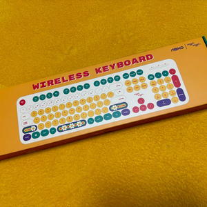 [위글위글X앱코] 무선 타자기 키보드 - Color Mix 이미지