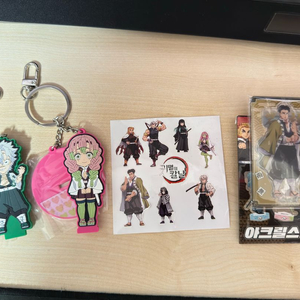 귀멸의 칼날 아크릴스탠드, 소프트키링 3종 판매합니다 이미지