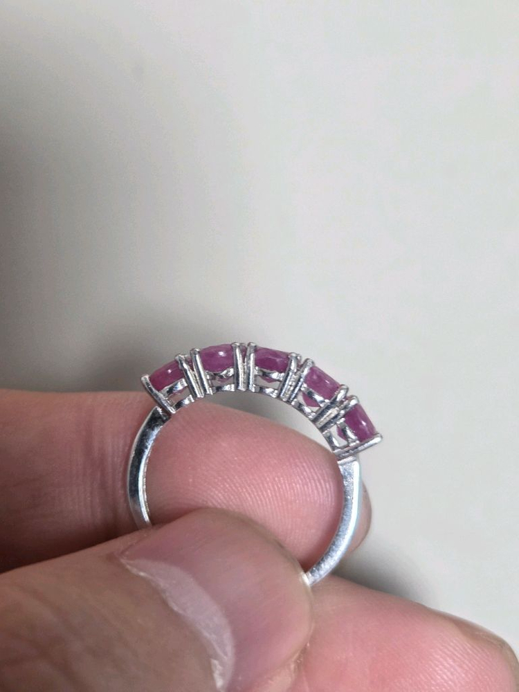 루비 은반지 이미지