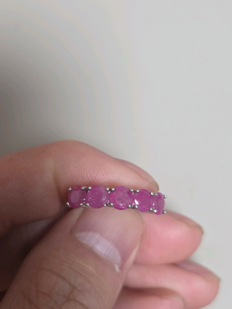 루비 은반지 이미지