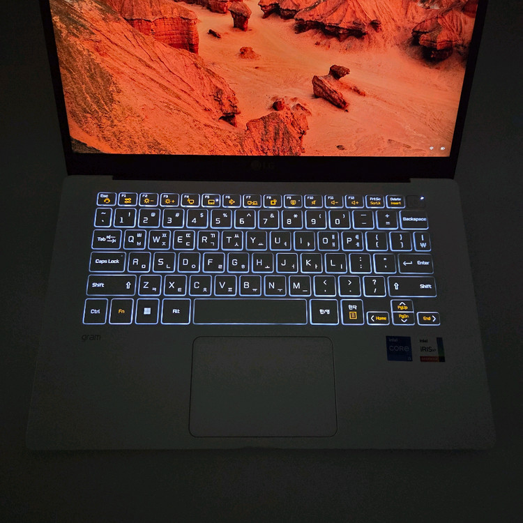 엘지노트북 i5 gram 그램/SSD512G/화이트/980g 이미지