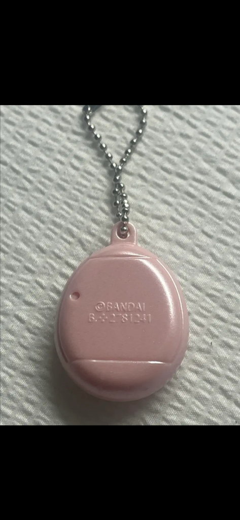 반다이 샤카샤카 다마고치 펄핑크 키링 이미지