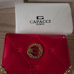 빨간색 반지갑 새상품 (박스포장그대로) 이미지