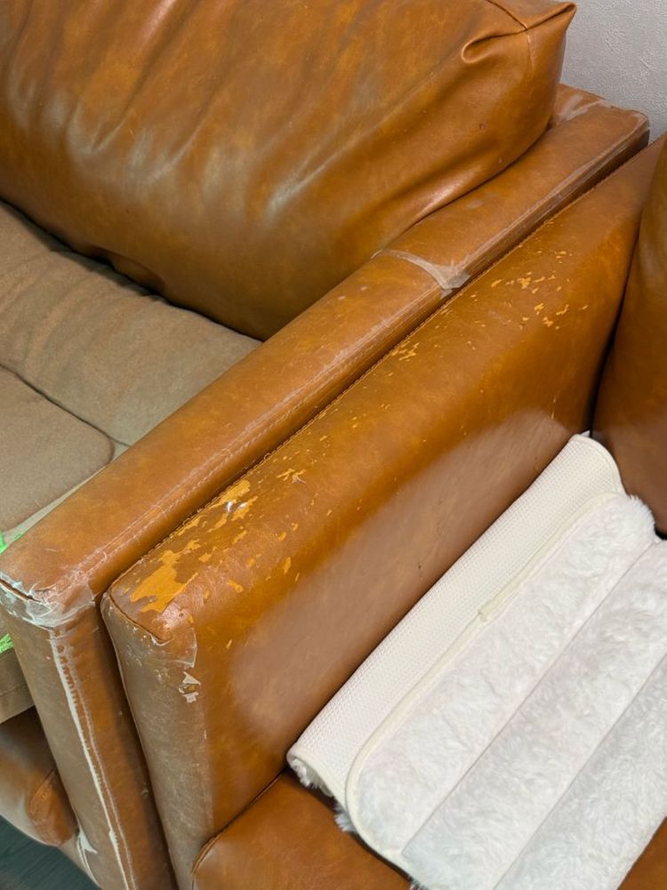 브라운소파 1인용+4인용 무료나눔 이미지