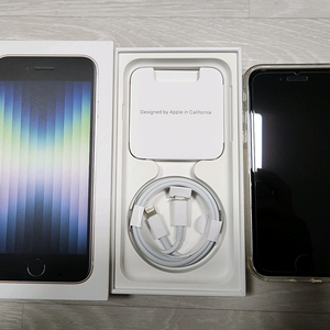 아이폰 SE3 128G/85%풀박스 팝니다. 이미지