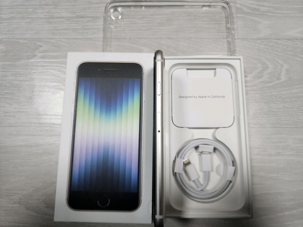 아이폰 SE3 128G/85%풀박스 팝니다. 이미지