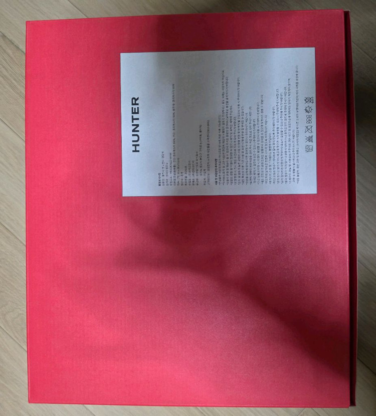 헌터 한정판 콜라보 랩탑백 화이트 이미지