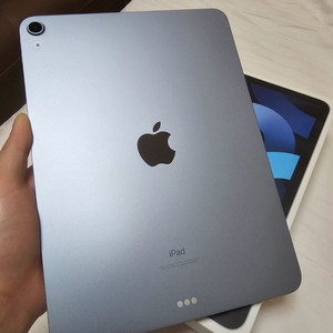 아이패드 에어4세대 스카이블루 64기가 이미지