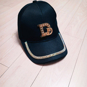 블랙큐빅볼캡 이미지