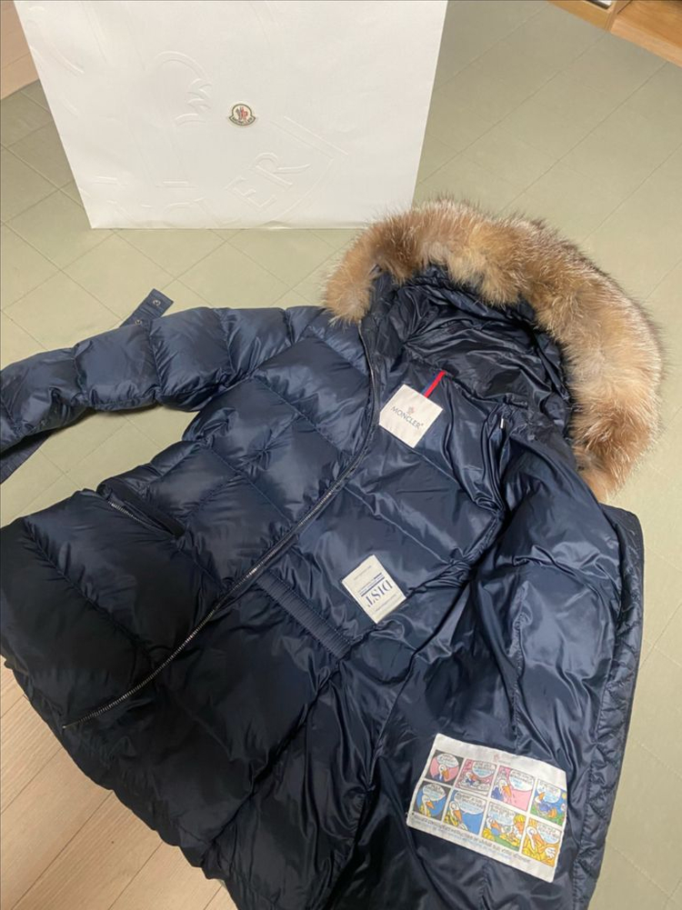 몽클레어 보에드 폭스퍼 사이즈1(상태최상) 이미지