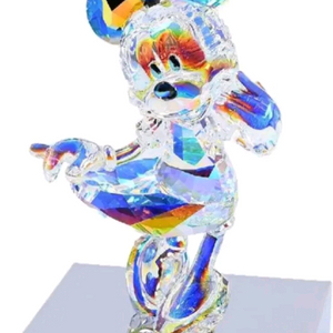 정가130만~새제품)스와로브스키 100주년 미니마우스+도널드 피규어 정품 이미지