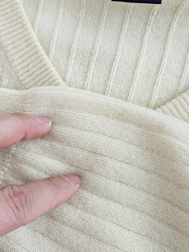 랄프로렌 퍼플라벨 캐시미어 브이넥 스웨터 [ 로로피아나 쿠치넬리 톰포드 루이비통 에르메스 벨루티 ] 이미지