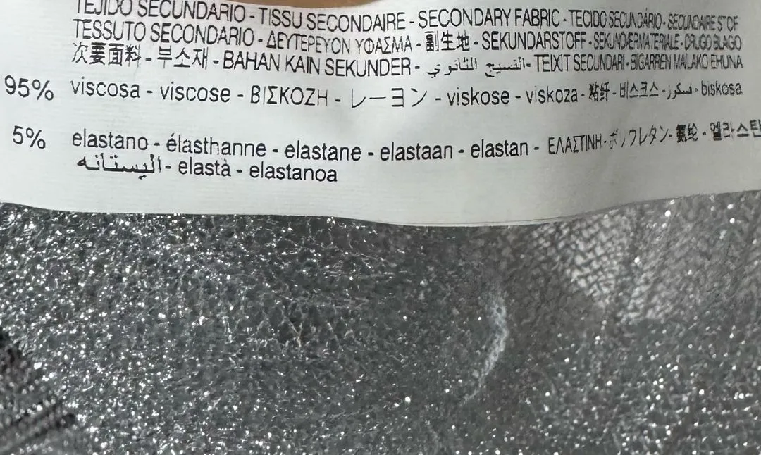 자라 시스루 실버 레이어드 긴팔티 ZARA 이미지