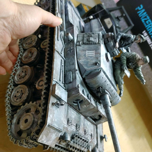 *각종교신가능*정밀도색(대형1/16헝롱RC카탱크)프라모델2WW독일3호전차알씨카(새제품)풀셋~바람에언덕에서 이미지