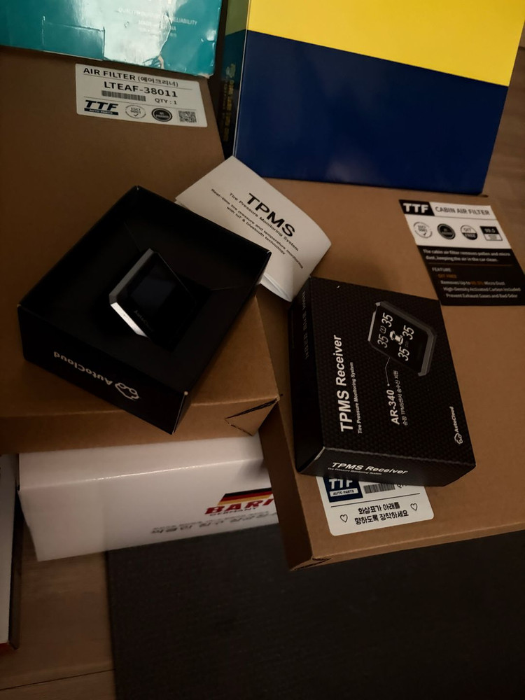 도요타 라브4 (4세대) TPMS(오토클라우드AR-340) , 에어필터,캐빈필터*에어컨필터 팝니다 이미지
