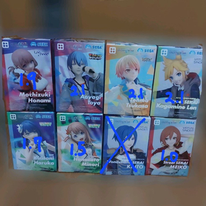 프세카 피규어 호나미 토우야 츠카사 렌 하루카 미노리 메이코 소분 이미지