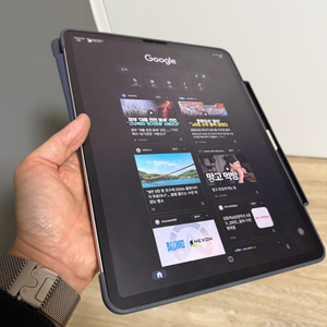 아이패드 프로 4세대 12.9 셀룰러 256 실버 이미지