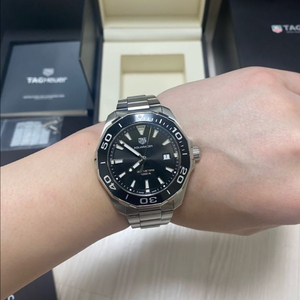 태그호이어 아쿠아레이서 300 블랙 쿼츠 WAY101A 이미지