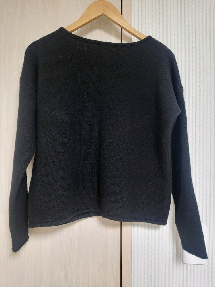 레하(LEHA) 울 니트 가디건 블랙 S사이즈 이미지