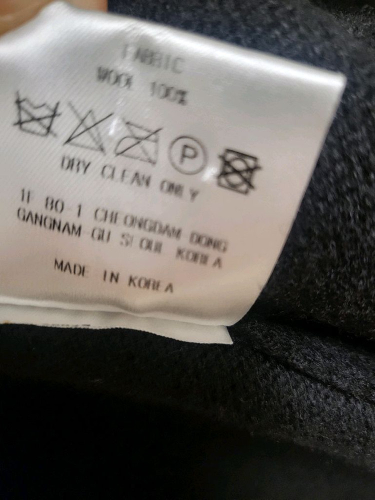 레하(LEHA) 울 니트 가디건 블랙 S사이즈 이미지