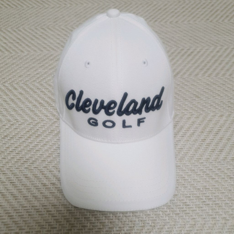 클리브랜드 골프 볼캡 모자 화이트 이미지