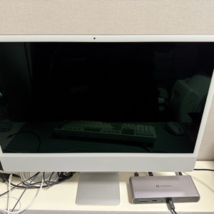 [S급/풀박스] 애플 아이맥 24인치 M1 실버 판매합니다. 이미지