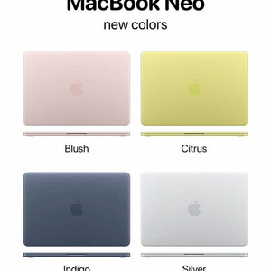 맥북 네오 256G 블러시 색상 미개봉 세제품 팝니다 이미지