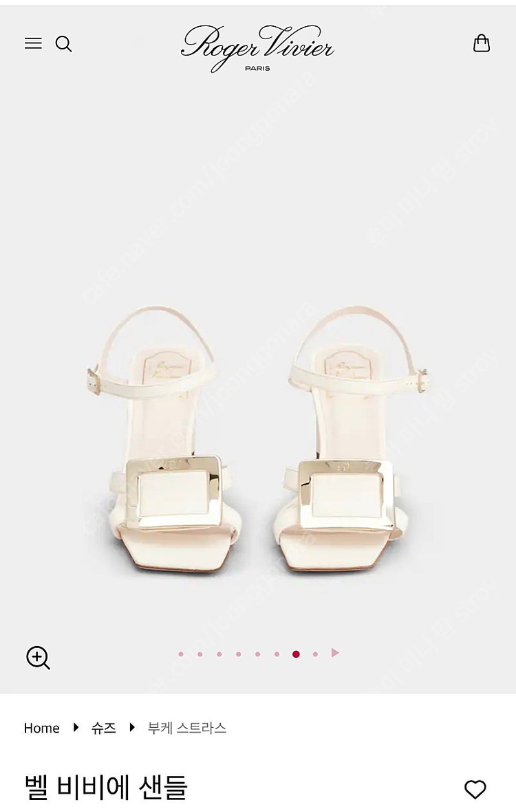 풀박 로저 비비에 25SS신상(36반,240)정가260만원 이미지