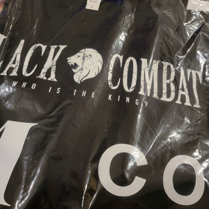 블랙 컴뱃 투신 김재웅 스폰서십 티셔츠 L 이미지