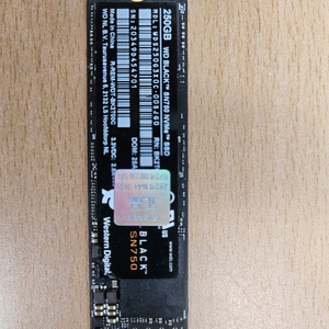 WD BLACK SN750 NVMe SSD 250G 3개 이미지
