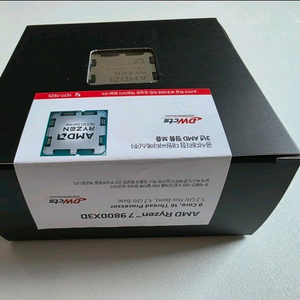 AMD 라이젠7 6세대 9800X3D 멀티팩 미개봉 새제품 이미지