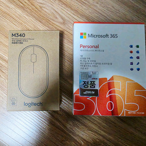 마이크로소프트 365 오피스 1년 퍼스널 + 로지텍 M340 마우스 이미지