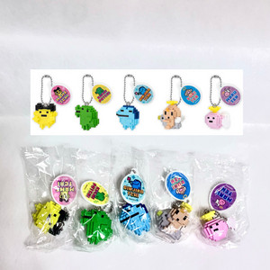 다마고치)피규어)키링) 도트 가챠 마메치 구치파치 주댕치 긴지로치 쿠리텐 마루텐 이미지