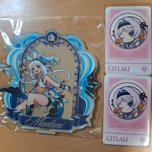 원신 말라니 아크릴 스탠드, 시틀라리 포토카드 일괄판매 이미지