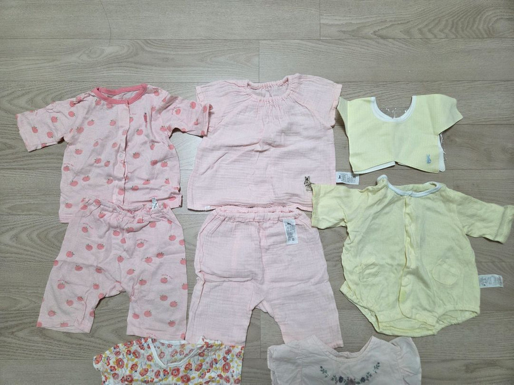 여아 여름 내복 80 (에뜨와,밍크뮤,압소바,슈슈앤크라) 이미지