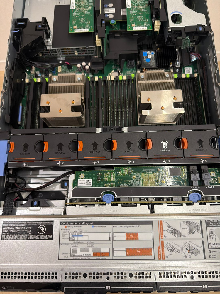 델 PowerEdge Dell 서버 R730 E5-2696 V4 Dual 파이노드 노드컴 44 코어 88 쓰레드 이미지