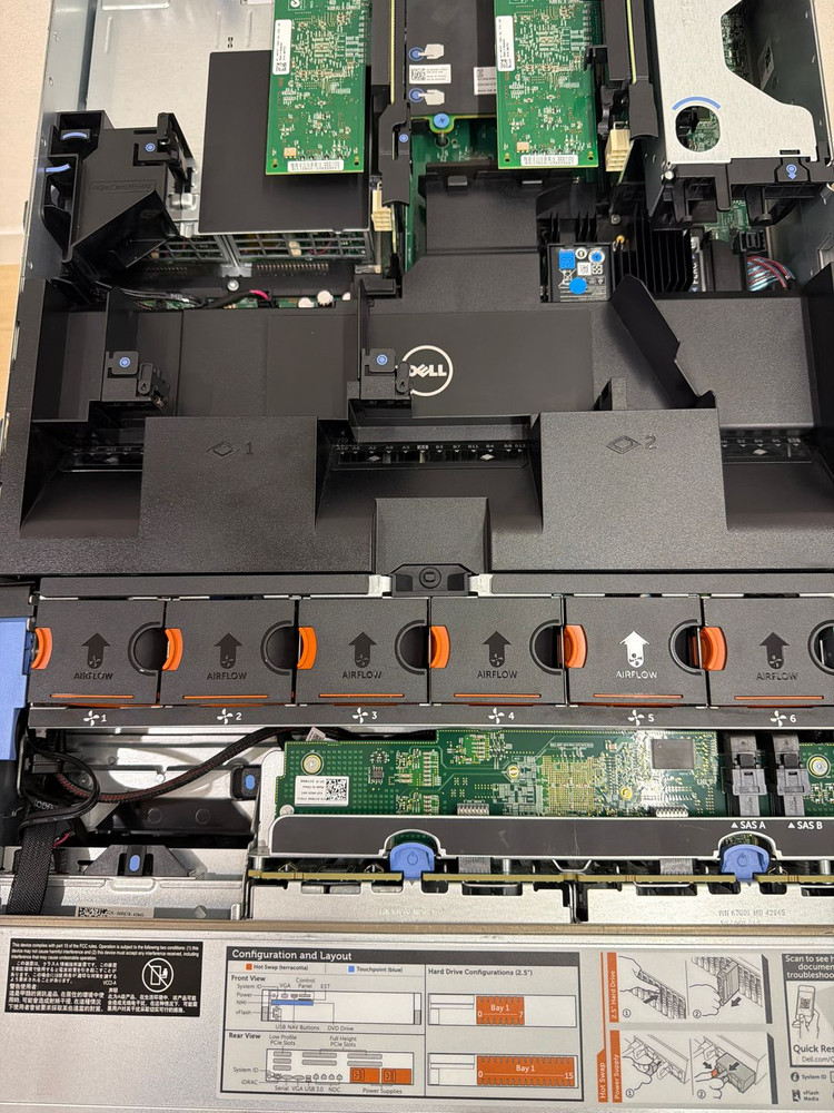 델 PowerEdge Dell 서버 R730 E5-2696 V4 Dual 파이노드 노드컴 44 코어 88 쓰레드 이미지