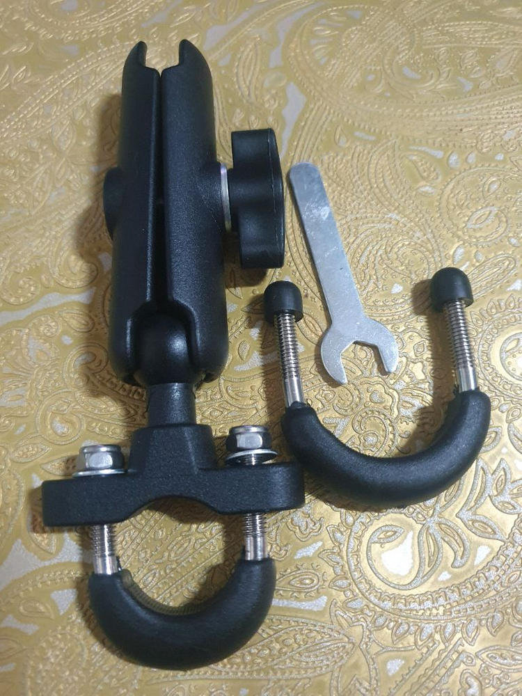 오토바이 전기자전거 핸들 바 폰 자석 거치대 램 마운트 이미지