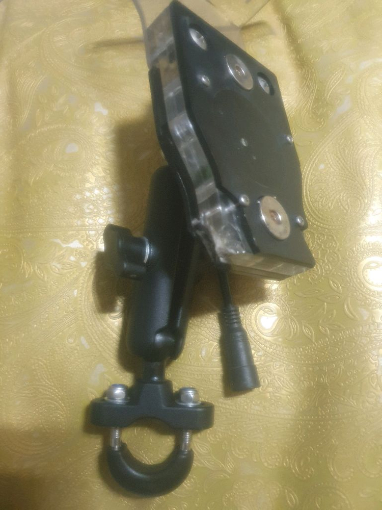 오토바이 전기자전거 핸들 바 폰 자석 거치대 램 마운트 이미지