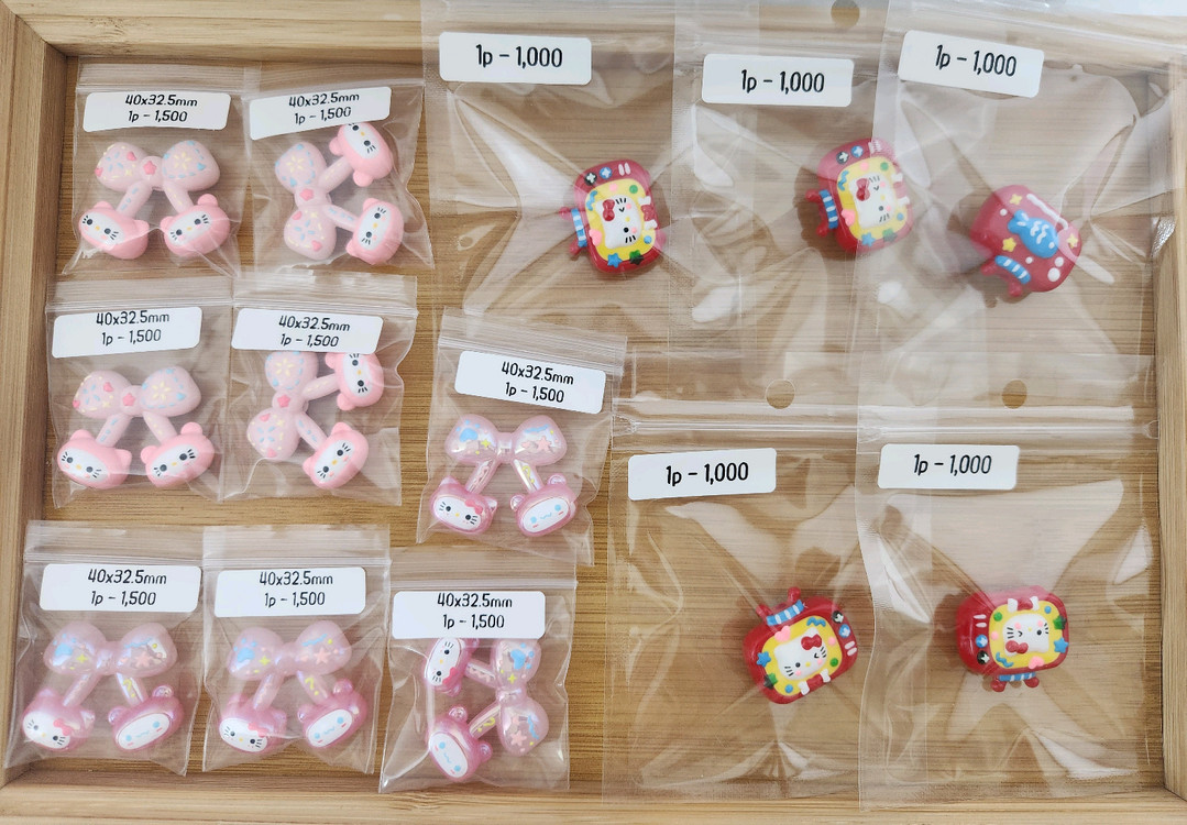 수제비즈1) 볼꾸 키링재료 볼펜꾸미기 스트랩재료 이미지