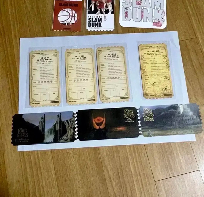 반지의 제왕 오리지널 티켓 호빗 반제오티 왕의귀환 두개의탑 아이맥스포스터 이미지